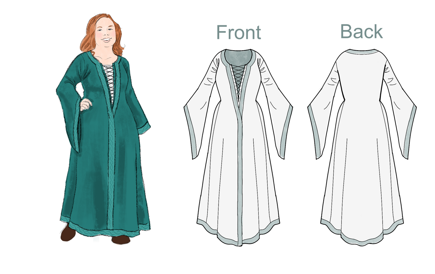 The Eilidh Dress - Printable PDF File